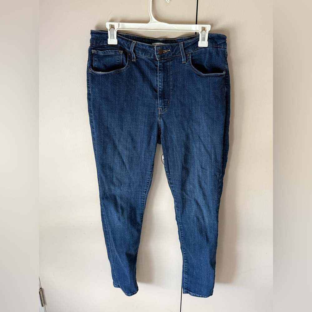 Levi's 721 High Rise Skinny Jeans in Deep Indigo